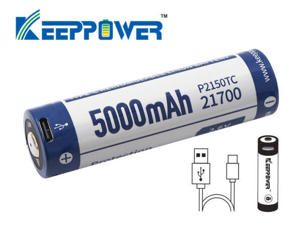 KEEPPOWER 21700/5000mAh USB-C