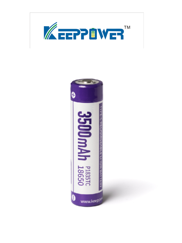 KEEPPOWER 18650/3500mAh USB-C