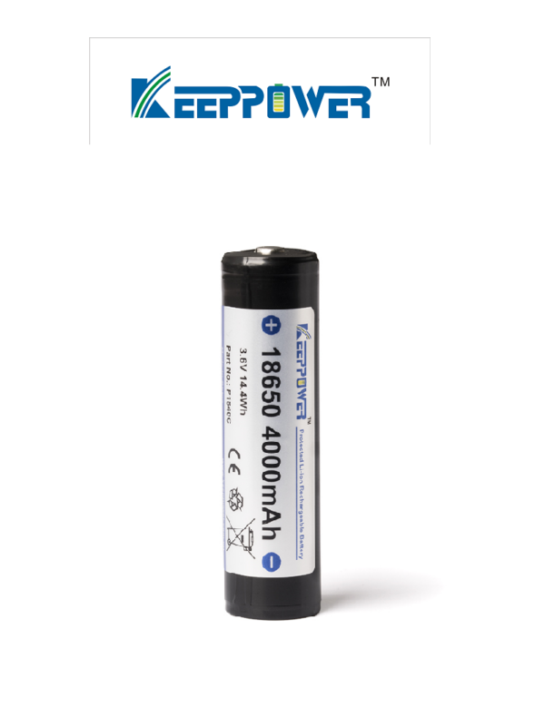 4000 KEEPPOWER 18650/4000mAh