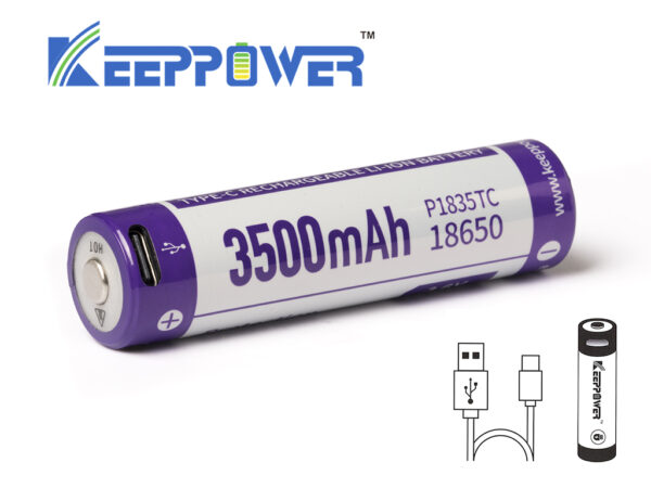 KEEPPOWER 18650/3500mAh USB-C