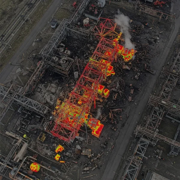 Drone_Performing_Post-Incident_Thermal_Recon GDU-TECH S220-3B1C