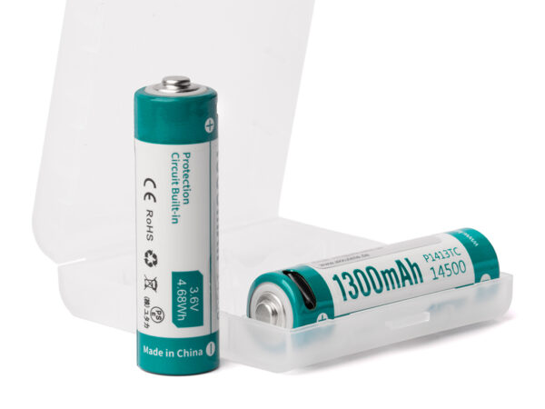 Keeppower-P1413TC-14500-Li-Ionen-Akku-3-6V-3-7V-1300mAh-USB-C-4 KEEPPOWER 14500/1300mah USB-C